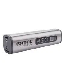 Compresor auto portabil, Extol Premium, LED, afisaj LCD, 5.5 bar