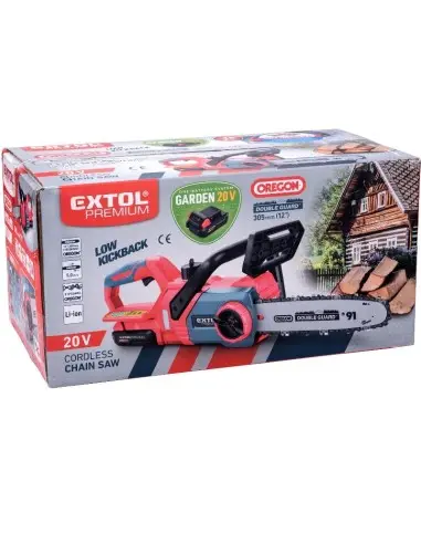 Drujba fara fir, Extol Premium, 30 cm, GARDEN20V, fara baterie si incarcator