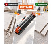 Masina pentru taiat faianta si gresie, Kraft&Dele, manuala, 600 mm, grosime 10 mm, KD11948