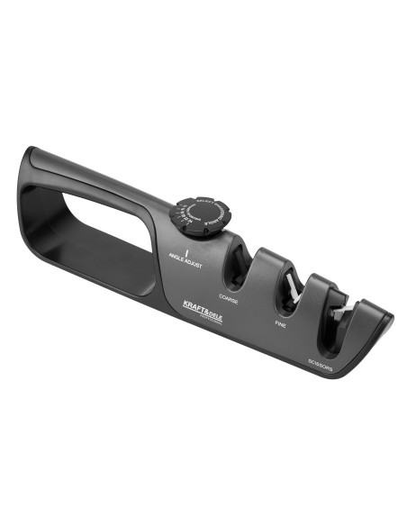 Ascutitor cutite si foarfece, Kraft&Dele, 3 in 1, unghi reglabil 14-24 grade, KD12696