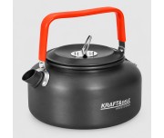Set vase si tacamuri camping, Kraft&Dele, 14 piese, fierbator 0.8 L, KD4403