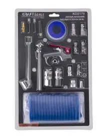 Set accesorii pneumatice, Kraft&Dele, 20 piese, racorduri rapide 1/4 inch, KD2179
