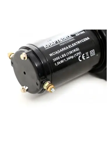 Troliu electric, Kraft&Dele, 12 V, 1361 kg, cu telecomanda