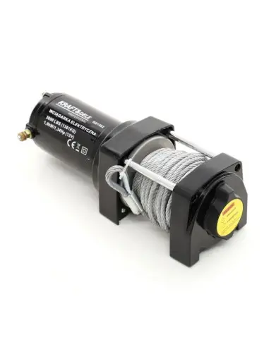 Troliu electric, Kraft&Dele, 12 V, 1361 kg, cu telecomanda
