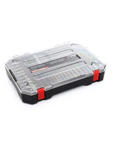 Set burghie si biti, Kraft&Dele, otel Cr-V, 81 piese