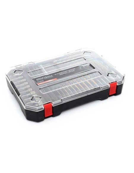 Set burghie si biti, Kraft&Dele, otel Cr-V, 81 piese