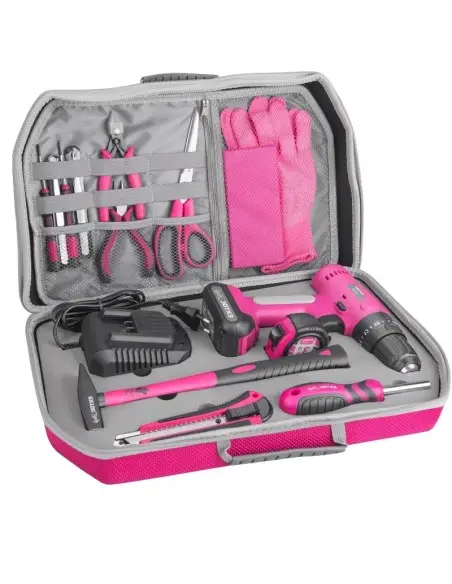 Trusa bormasina cu 24 de accesorii, Extol, 12 V Li-ion, 2000 mAh, 30 Nm