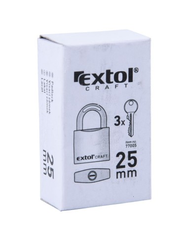 Lacat din fonta, Extol, 25 mm, calitate premium Lacat din fonta, Extol, 25 mm, calitate premium