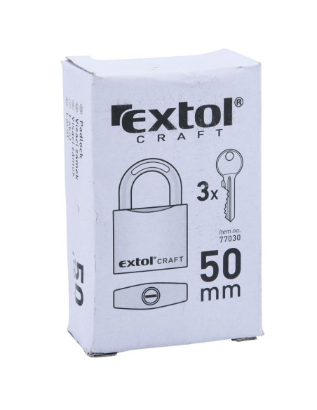 Lacat din fonta colorat, Extol, 50 mm Lacat din fonta colorat, Extol, 50 mm