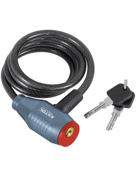 Cablu antifurt bicicleta, Extol Premium, 8 x 1000 mm