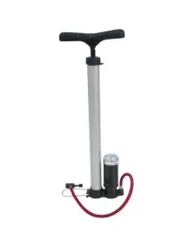 Pompa manuala de bicicleta, Extol, cu manometru, 100 PSI / 7 bar