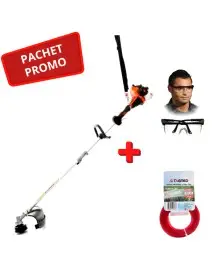 Motocoasa pe benzina + Ochelari de protectie + Fir motocoasa