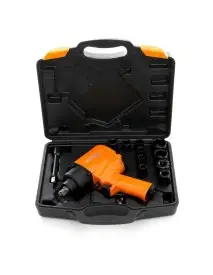 Cheie penumatica cu impact, Kraft&Dele, 1050 Nm, 1/2", 10 piese