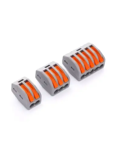 Set conectori, Kraft&Dele, terminale cu clips de tip WAGO, 60 buc Set conectori, Kraft&Dele, terminale cu clips de tip WAGO, 60 buc