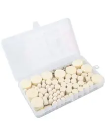 Set discuri de lustriut, Extol Premium, din pasla, 120 buc