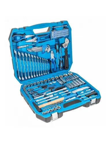 Trusa scule 131 buc, Hogert, 1/2", 3/8", 1/4", chei cu soclu Trusa scule 131 buc, Hogert, 1/2", 3/8", 1/4", chei cu soclu