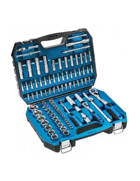 Trusa de scule, Hogert, surubelnite, biti, adaptoare, 95 buc ,HT1R426