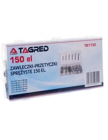 Set 150 stifturi profesionale, Tagred TA1132, cu arc