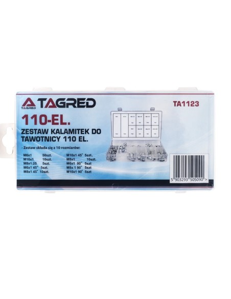 Set nipluri de gresare, Tagred TA1123, 110 buc