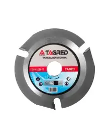 Disc pentru taierea lemnului, Tagred TA1081, 3 dinti, 125mm x 22,23 mm