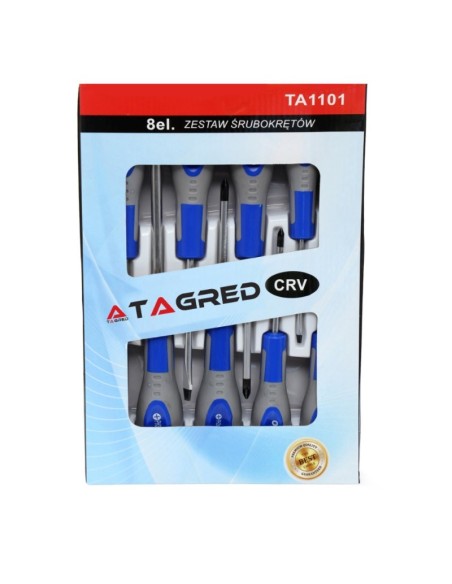 Set 8 surubelnite, Tagred TA1101, cu varf magnetic Set 8 surubelnite, Tagred TA1101, cu varf magnetic
