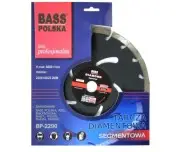 Disc diamantat pentru beton si marmura, Bass Polska, 230 mm, otel cobalt-nichel