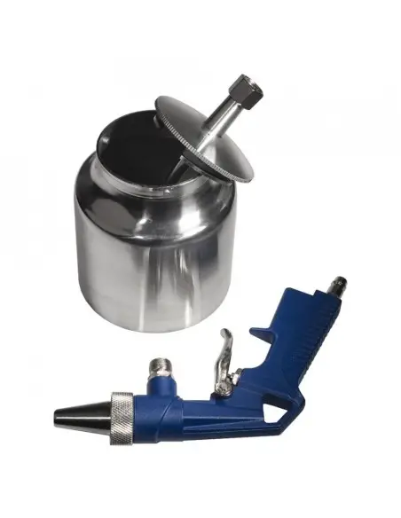 Pistol de sablat pneumatic, Tagred TA1344, cu rezervor 1L + duza