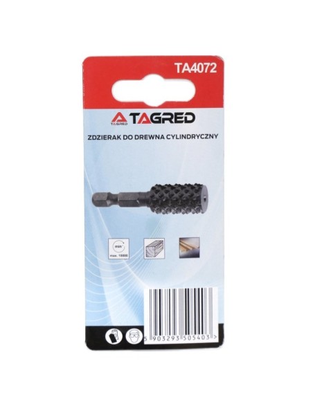 Freza cilindrica, Tagred TA4072, pentru lemn, diametru 15mm Freza cilindrica, Tagred TA4072, pentru lemn, diametru 15mm