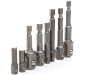 Set de 8 adaptoare, Tagred TA1072, pentru bormasina  1/4", 3/8", 1/2"