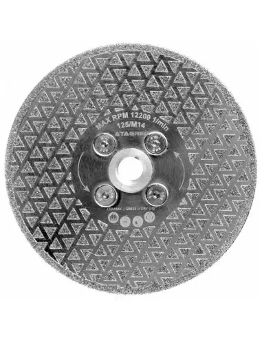 Disc pentru taiere, slefuire, Tagred TA1127, 125 mm, M14 Disc pentru taiere, slefuire, Tagred TA1127, 125 mm, M14