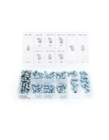 Set capete metalice pentru gresare, Kraft&Dele, 110 elemente, KD10507