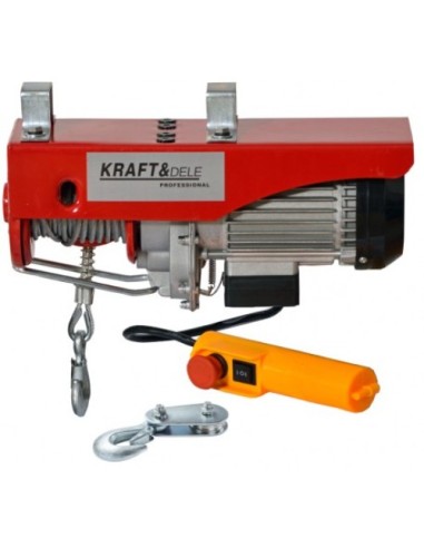 Troliu electrica, 1000 W, 500 kg , KD1525, Kraft&Dele Troliu electrica, 1000 W, 500 kg , KD1525, Kraft&Dele