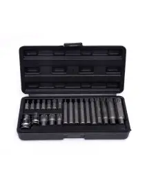 Set biti spline M4-M18 22 buc Kraft&Dele, Allen, Torx, 30/75mm, KD10539