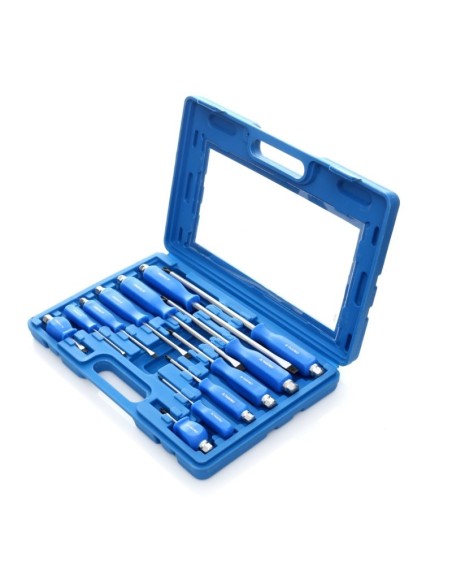 Set 12 surubelnite plate si PH, Tagred TA4018, cu capat magnetic hexagonal