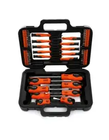 Set surubelnite si biti, Kraft&Dele KD10903, torx, plate, cruce, 58 elemente