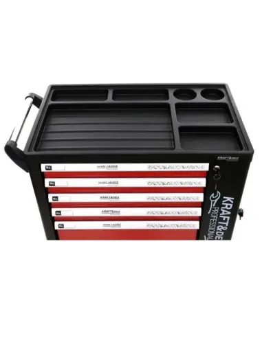 Dulap profesional cu scule, Kraft&Dele KD362, 263 piese, cu 6 sertare Dulap profesional cu scule, Kraft&Dele KD362, 263 piese, cu 6 sertare