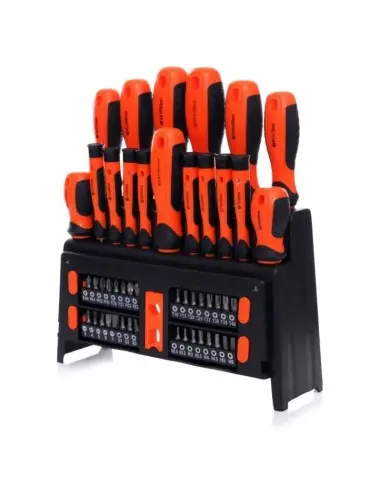 Set surubelnite si biti, Kraft&Dele KD10950, magnetizator, 50 accesorii
