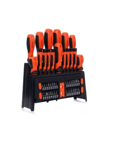 Set surubelnite si biti, Kraft&Dele KD10950, magnetizator, 50 accesorii