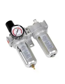 Reductor de presiune cu manometru, Bass Polska, cu filtru 1/4"