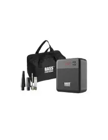 Set mini compresor de aer, Bass Polska, portabil, cu LED, 120W