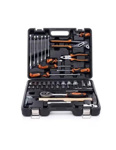 Trusa profesionala scule, Kraft&Dele KD10468, 60 piese, otel CrV