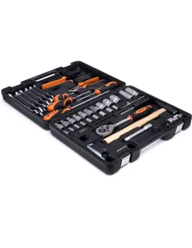 Trusa profesionala scule, Kraft&Dele KD10468, 60 piese, otel CrV