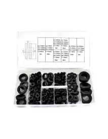 Set garnituri din cauciuc, Kraft&Dele KD10485, diferite dimensiuni, 180 bucati