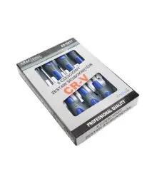 Set 8 surubelnite profesionale, drepte + cruce, din otel CR-V, KD10217, Kraft&Dele