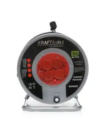 Prelungitor electric, Kraft&Dele KD4021, 30 m, 3x2.5 mm, pe tambur