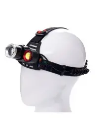 Lanterna frontala de cap, Kraft&Dele, impermeabila, Cree T6 LED COB Wick