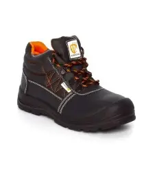 Bocanci de protectie S3, Force, din piele de bovina, cu bombeu metalic si lamela antiperforare