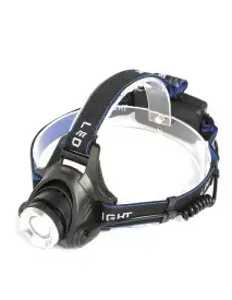 Lampa frontala profesionala, Kraft&Dele, KD1244, Cree T6 LED, zoom 2000x