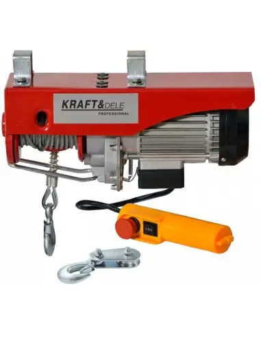 Troliu electric, ridicare 400/800kg, 1300W, KD1526, Kraft&Dele