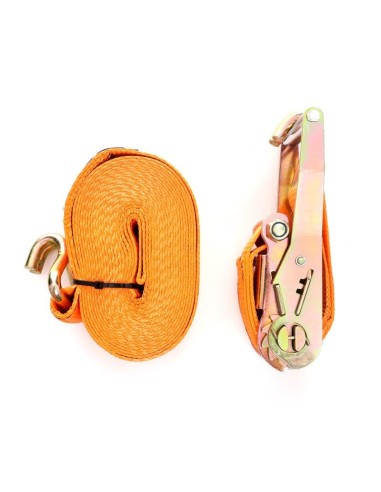 Chinga de ancoraj, Kraft&Dele KD1327, cu clichet si carlig, 4 m, 5 T, 50 mm